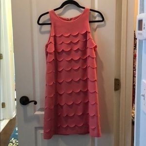 White House Black Market pink scalloped